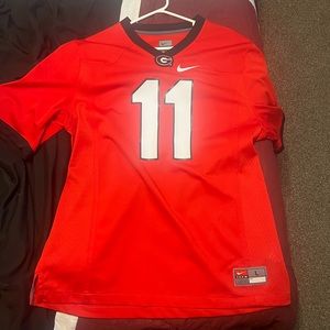 Red Georgia jersey worn twice